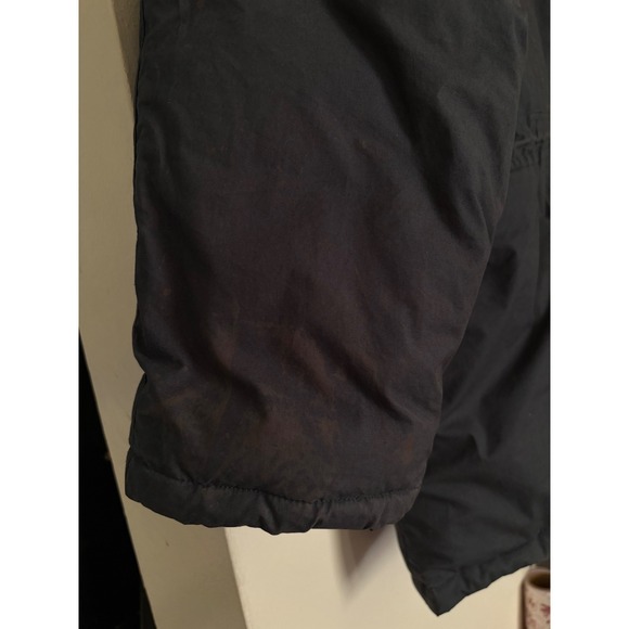 Mens Navy Insulated Field Parka Jacket Utility Multi-Pocket Heavyweight Coat - Picture 7 of 8